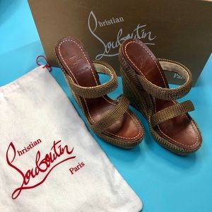 Authentic Christian Louboutin Sandle Heel